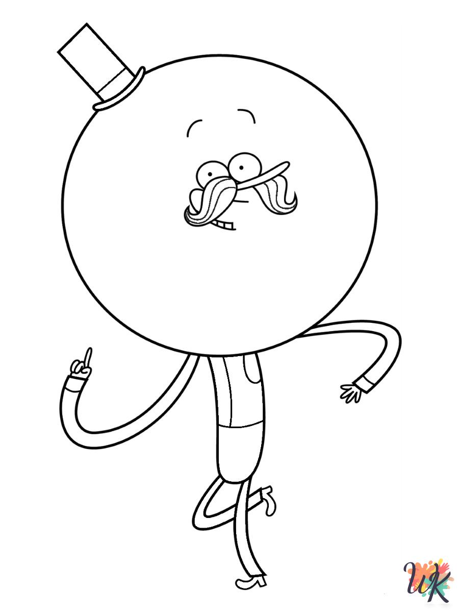 coloring pages for kids Regular Show