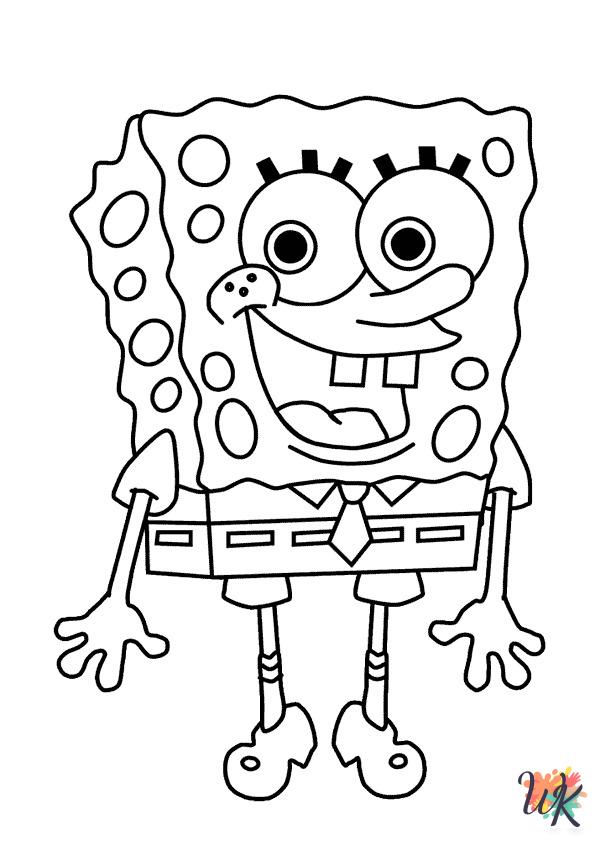 free adult Spongebob coloring pages