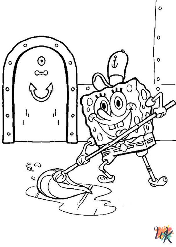 adult coloring pages Spongebob
