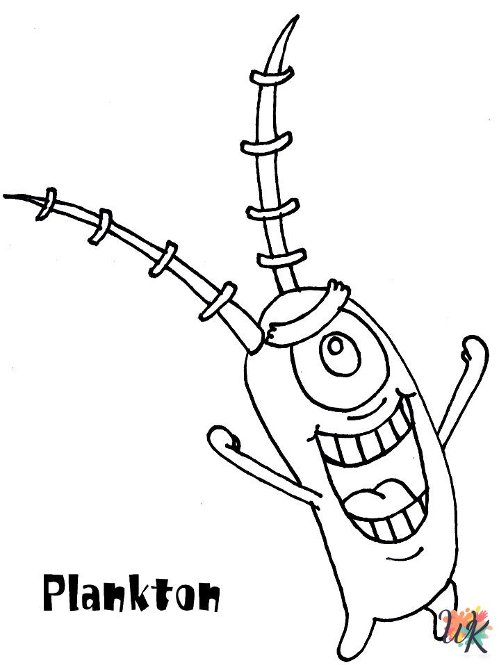 free printable Spongebob coloring pages for adults