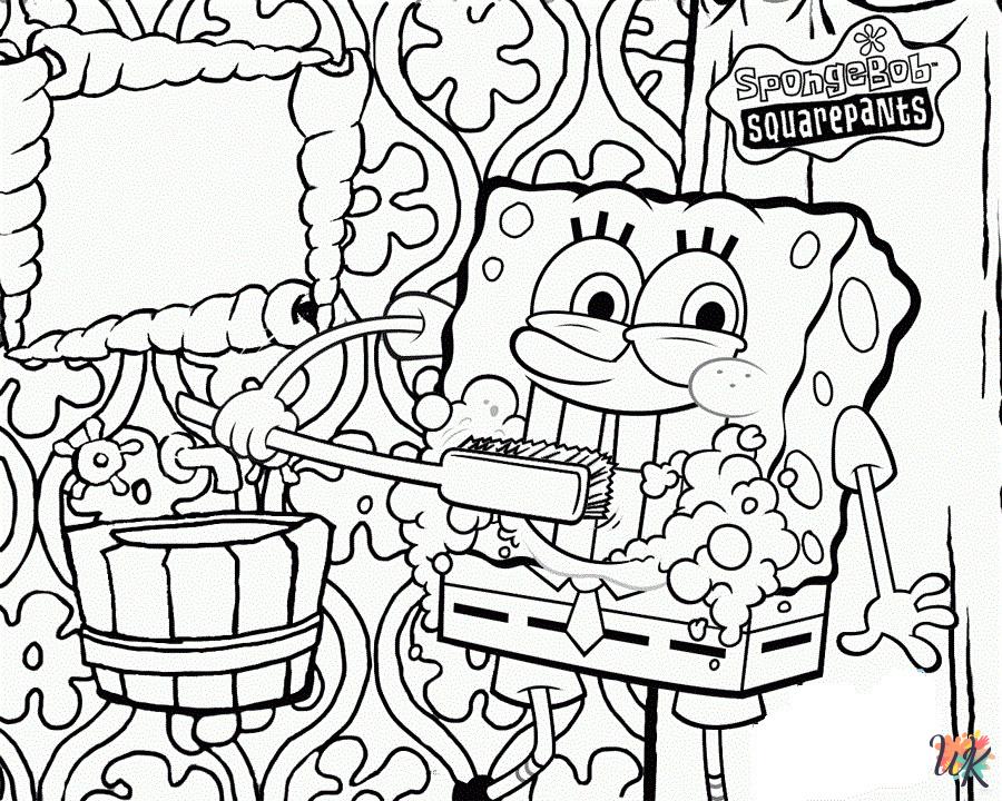 Spongebob coloring pages for adults