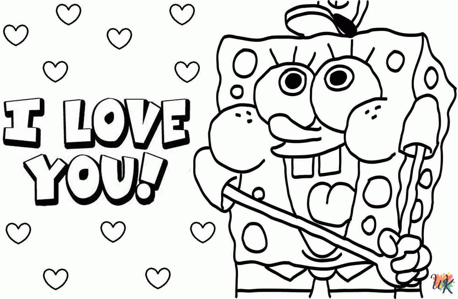 coloring pages for Spongebob