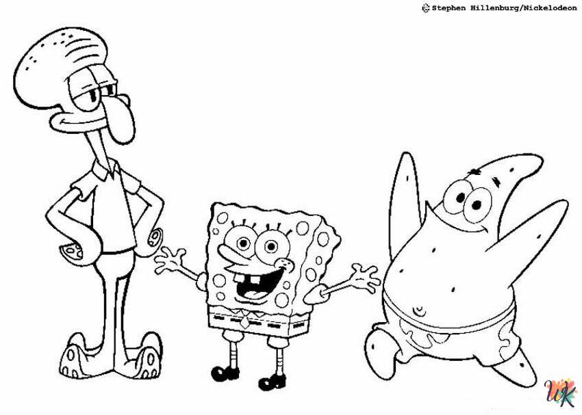Spongebob coloring pages free