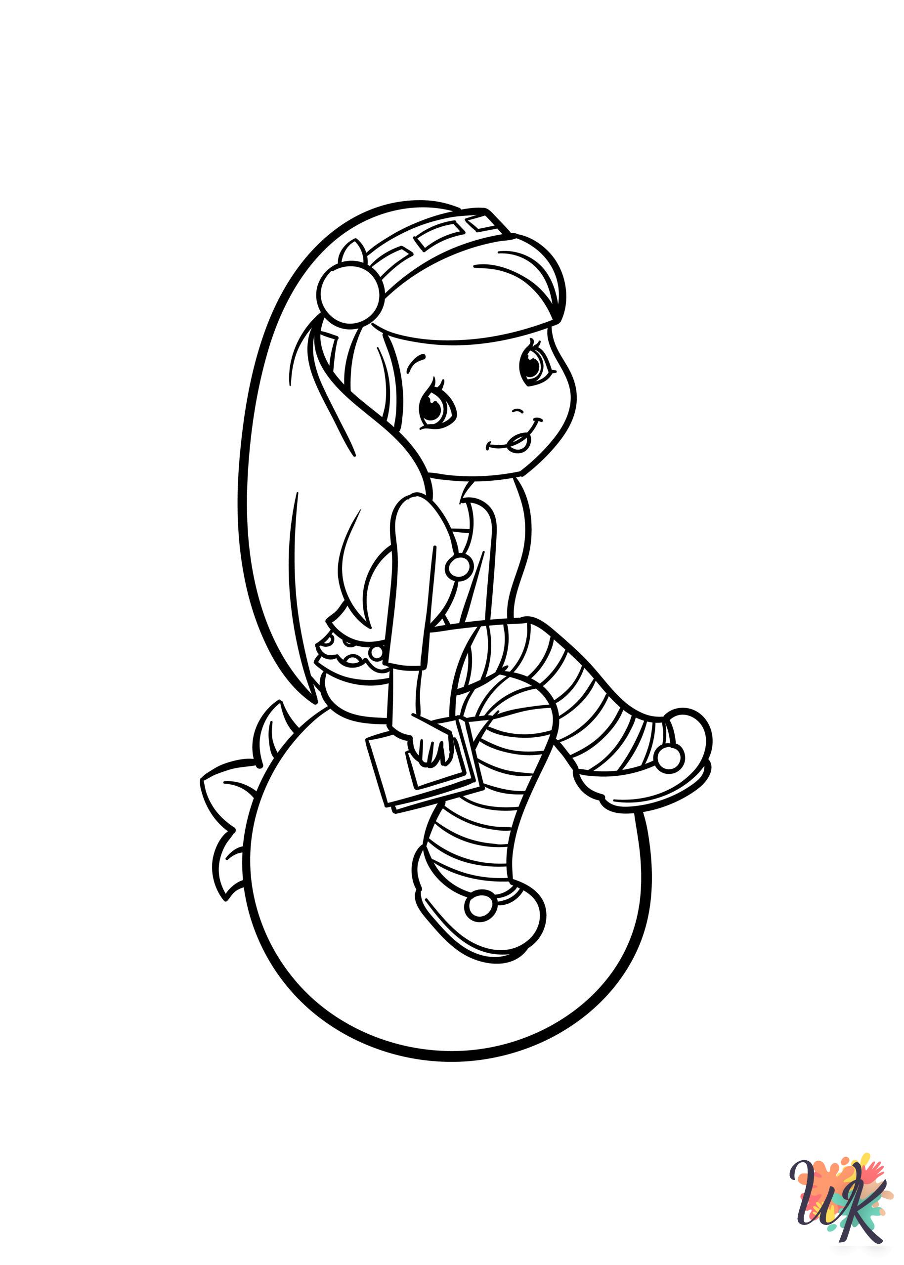coloring pages for Strawberry Shortcake 1