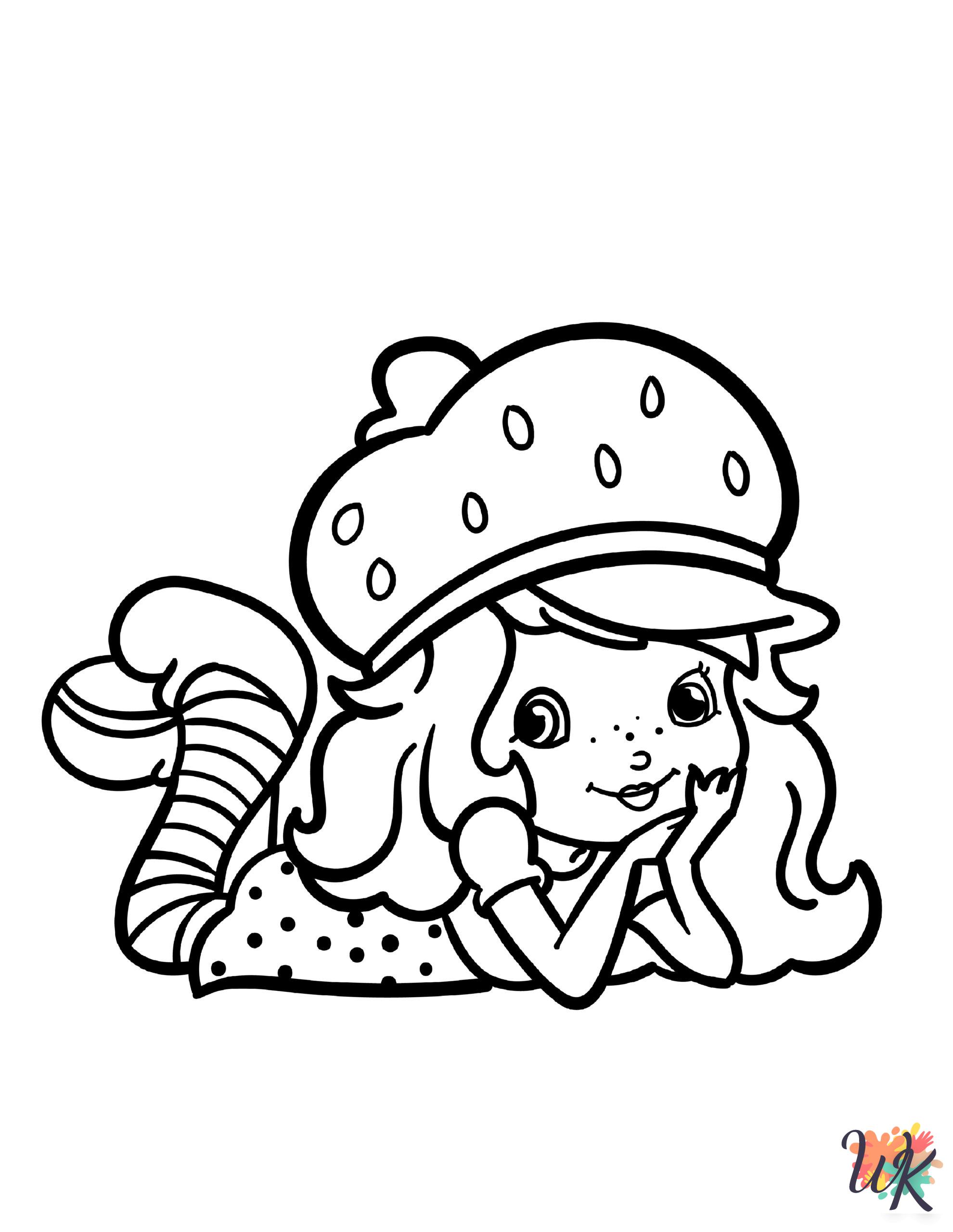Strawberry Shortcake coloring pages pdf