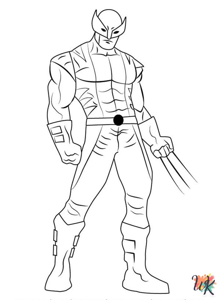 Wolverine ornament coloring pages