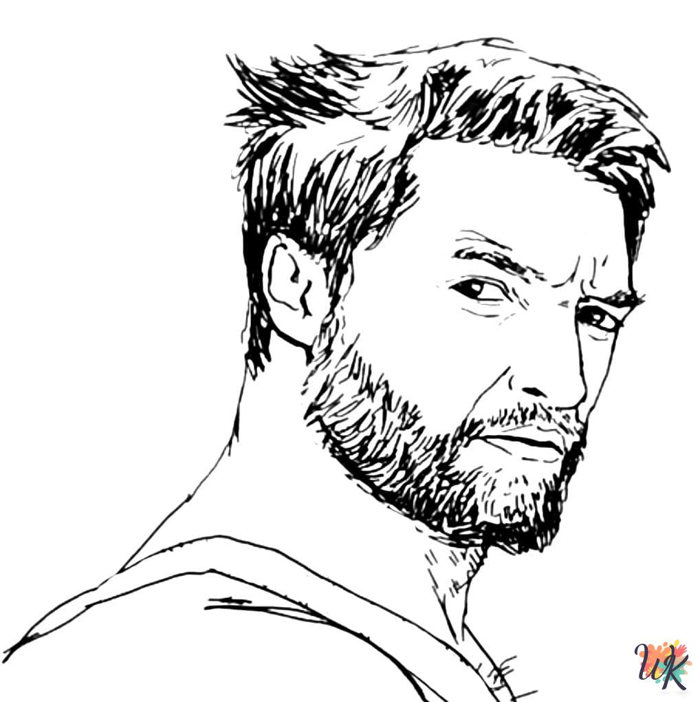 fun Wolverine coloring pages