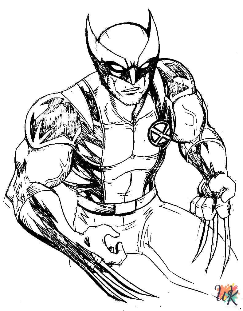 cute coloring pages Wolverine