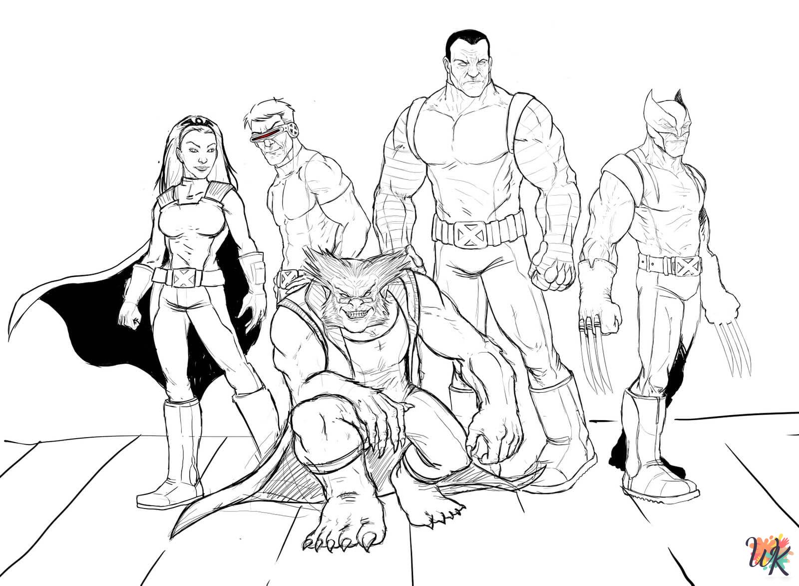 kids Wolverine coloring pages