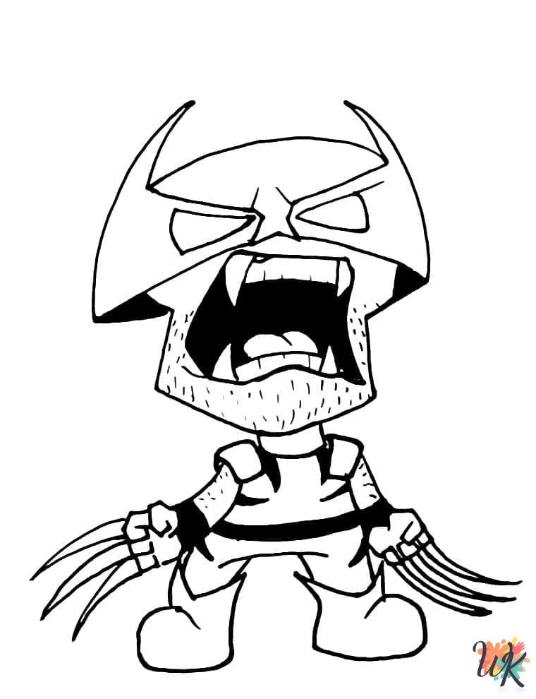 coloring pages Wolverine