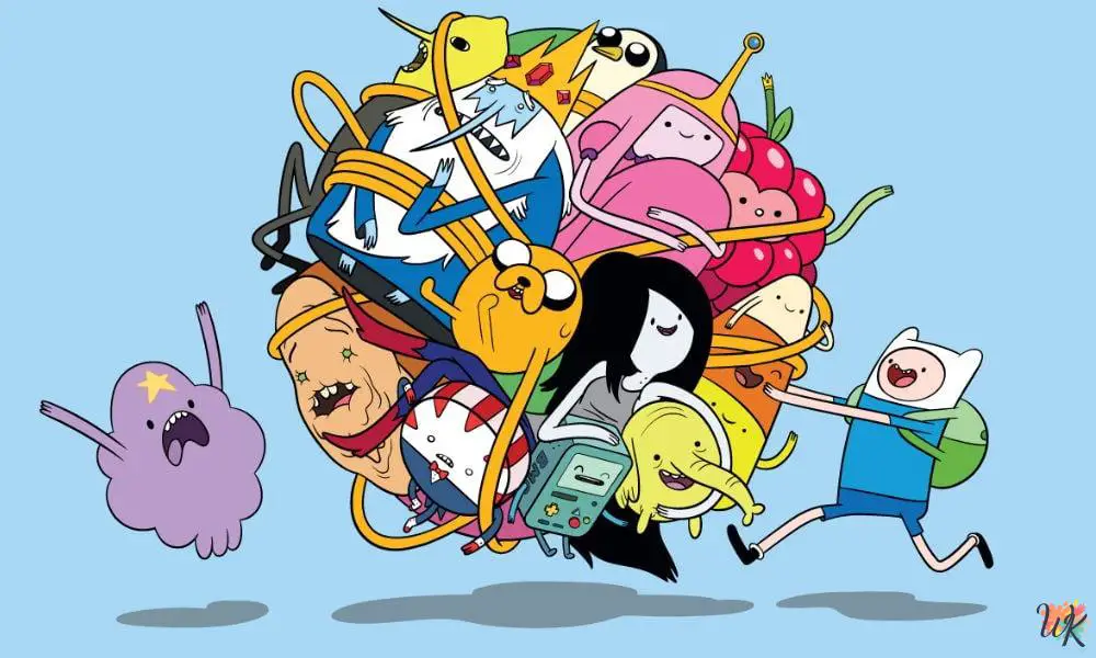 Adventure Time coloring pages 1 Adventure Time coloring pages