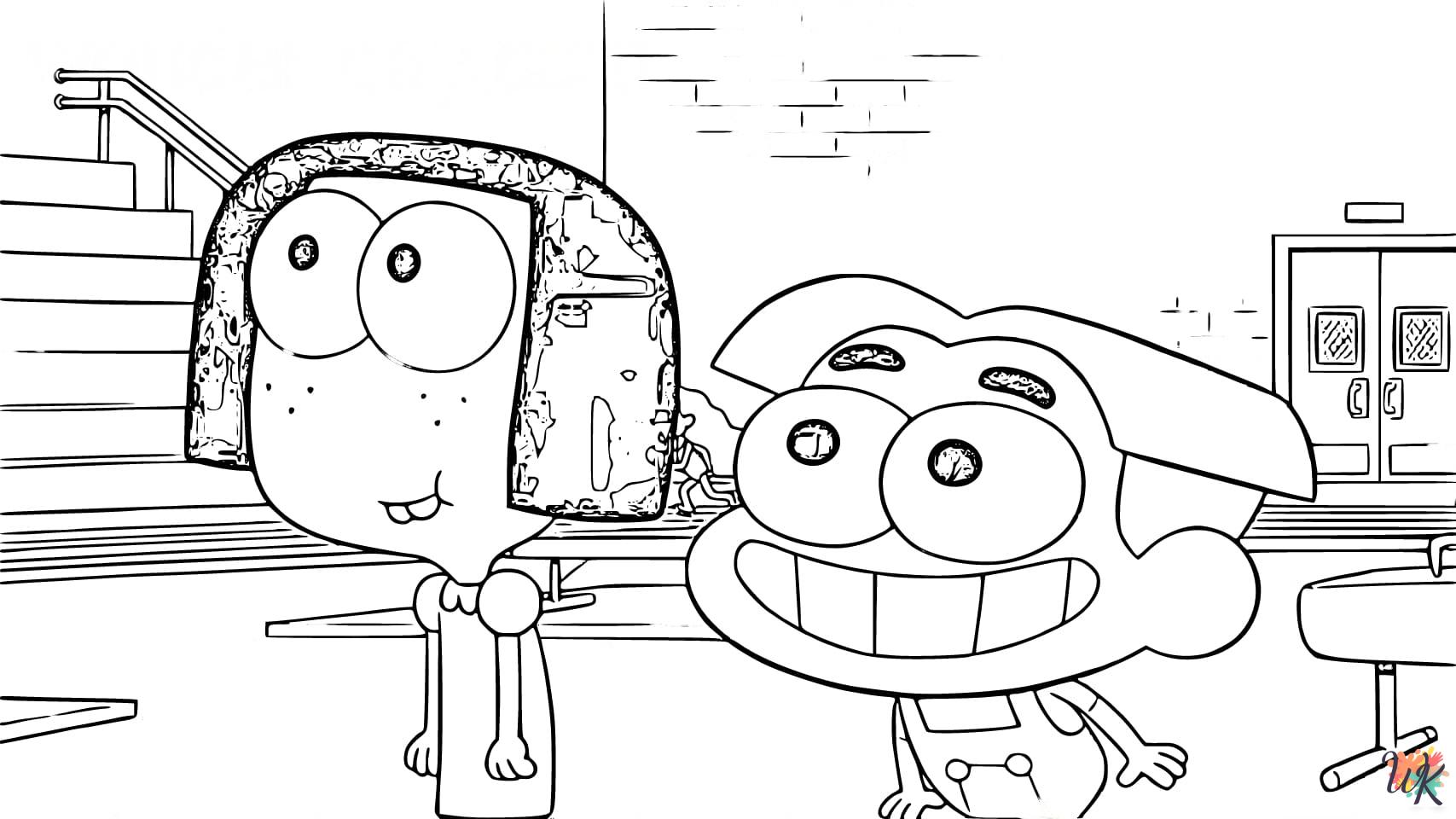 free printable Big City Greens coloring pages for adults