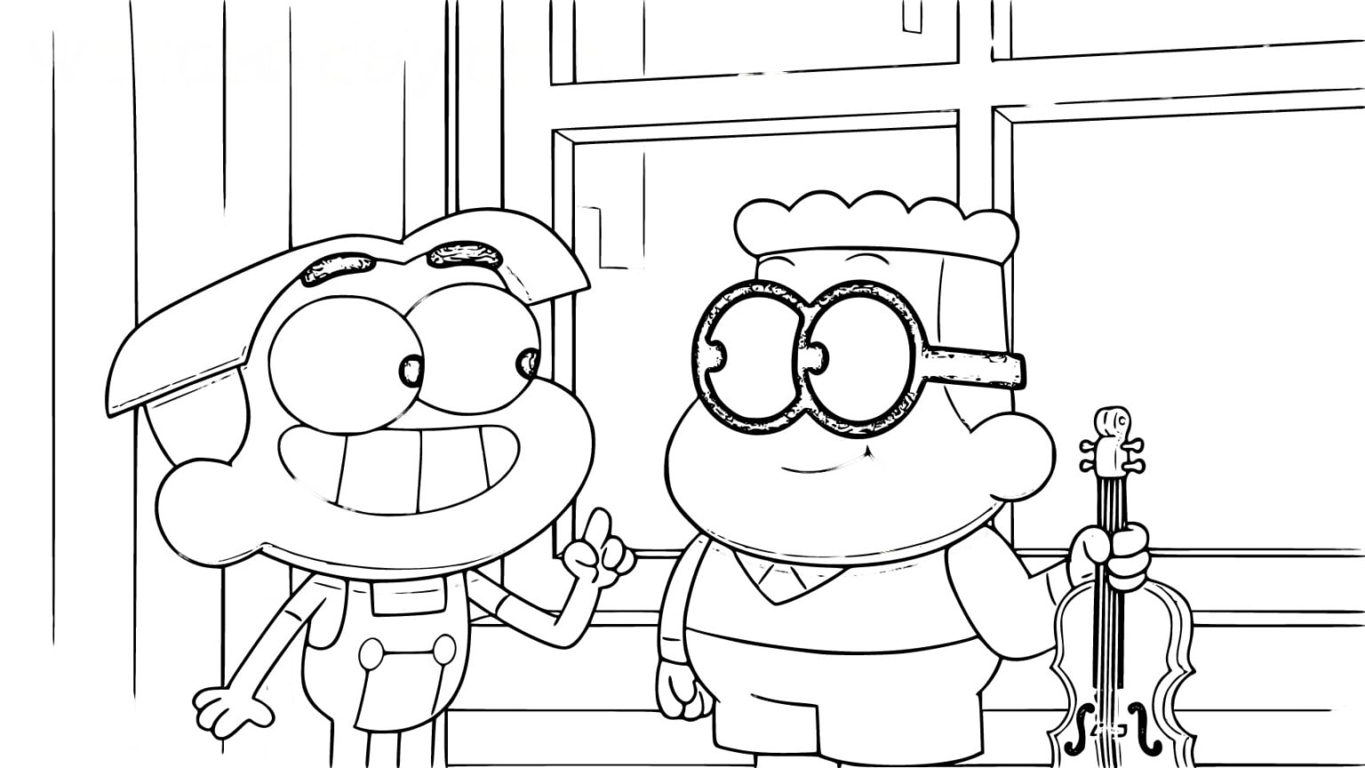 23 Big City Greens Coloring Pages For Kids ColoringPagesWK