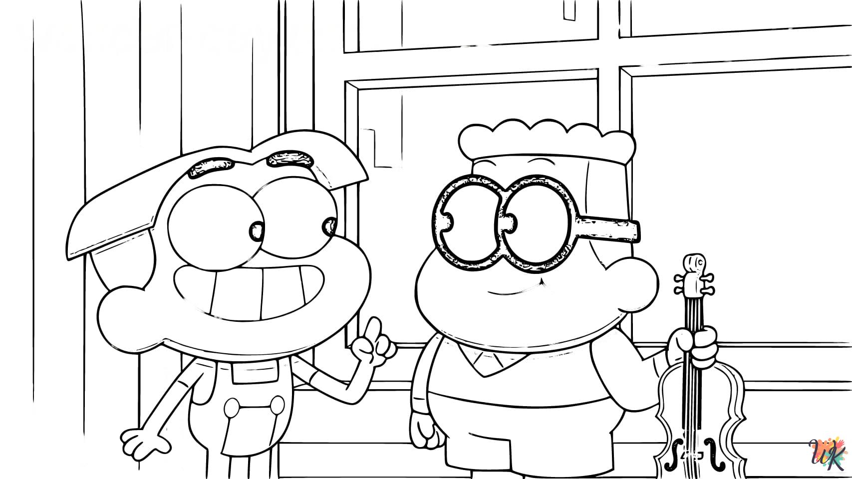 free Big City Greens tree coloring pages
