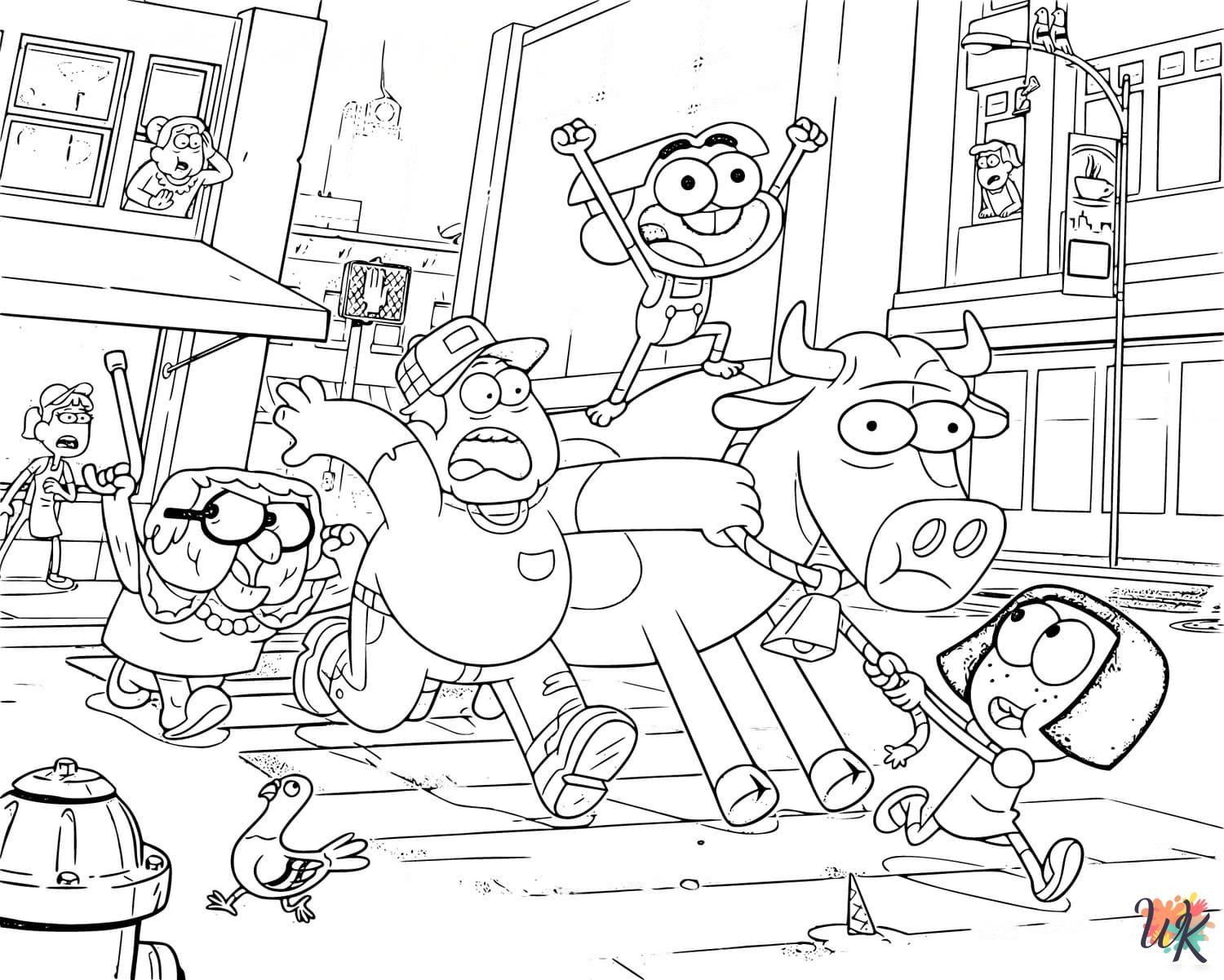 kids Big City Greens coloring pages