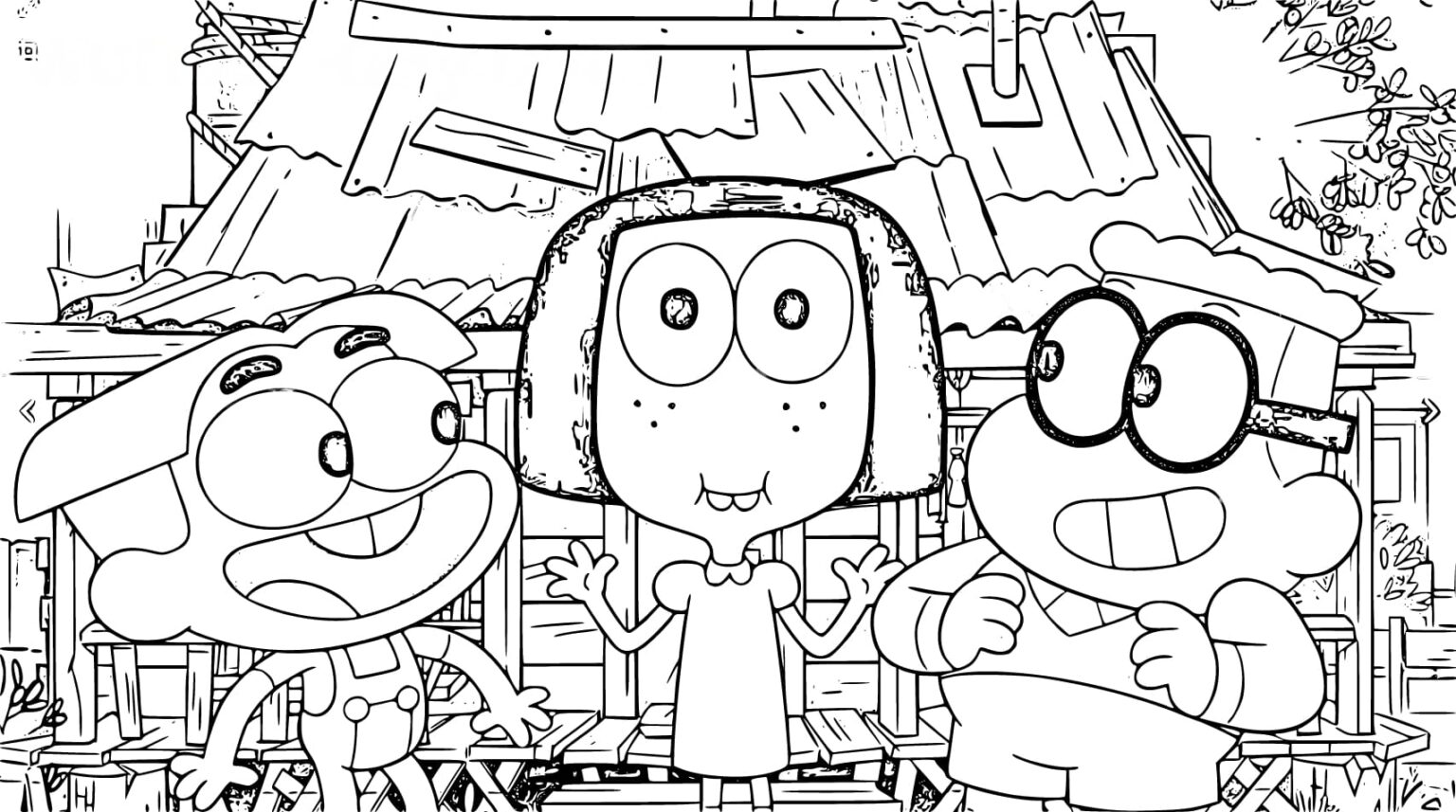 23 Big City Greens Coloring Pages For Kids ColoringPagesWK