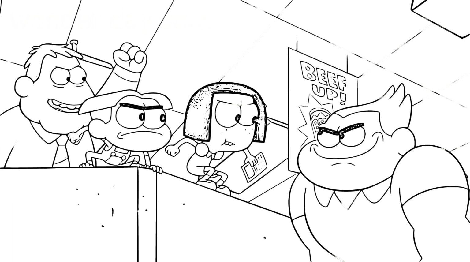 23 Big City Greens Coloring Pages - Big City Greens Coloring Pages 16 1536x856 