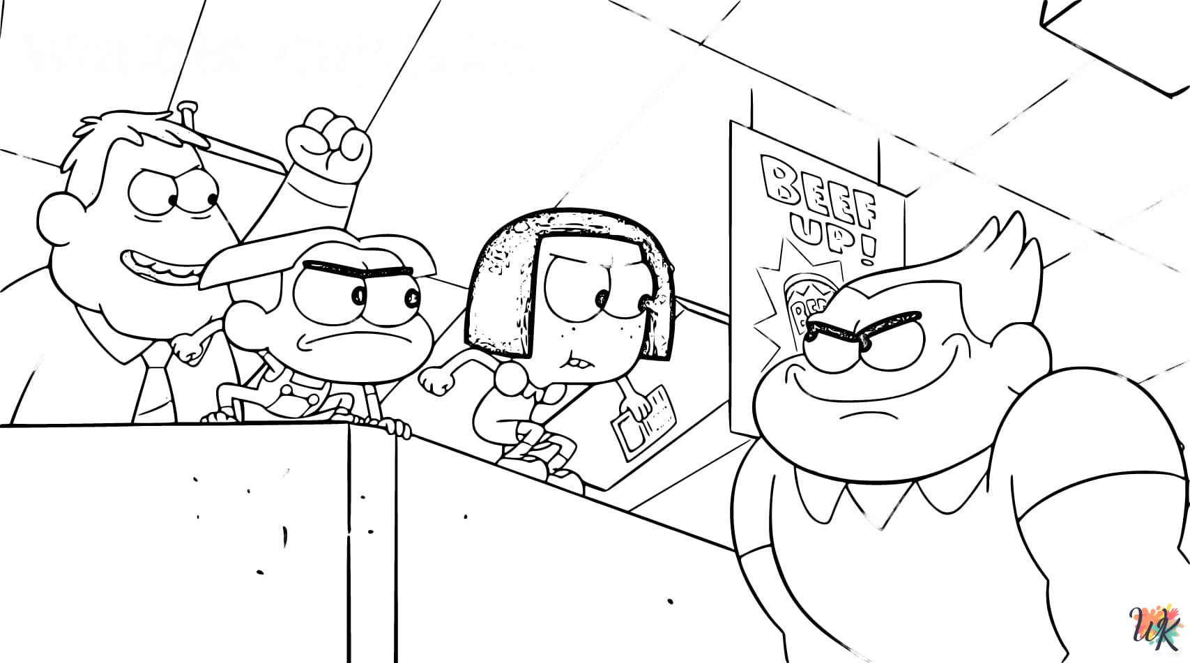free Big City Greens coloring pages for kids