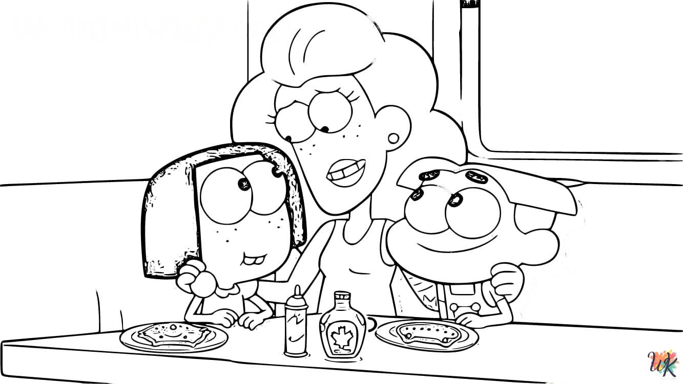 merry Big City Greens coloring pages
