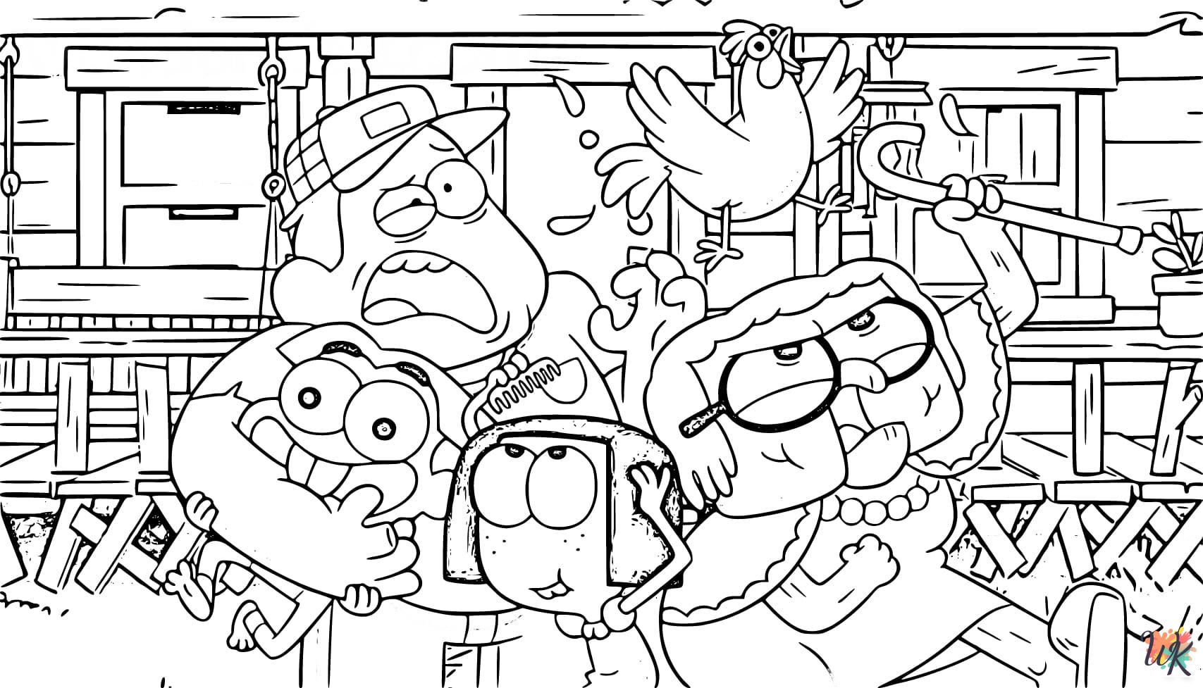free coloring Big City Greens pages