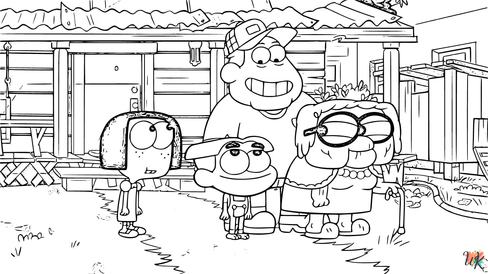 coloring pages Big City Greens