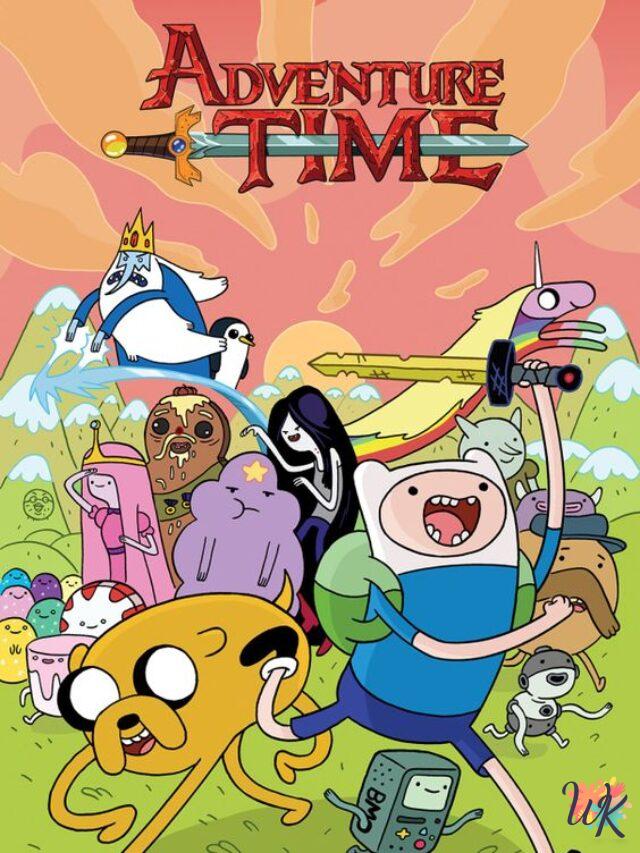 How to Draw Adventure Time Coloring Pages