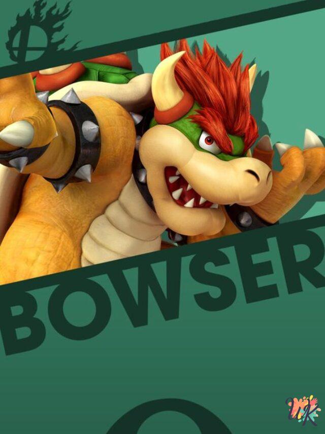 How to Draw Bowser Coloring Pages for Kids