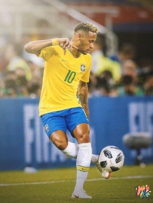 How to Draw Neymar JR Coloring Pages