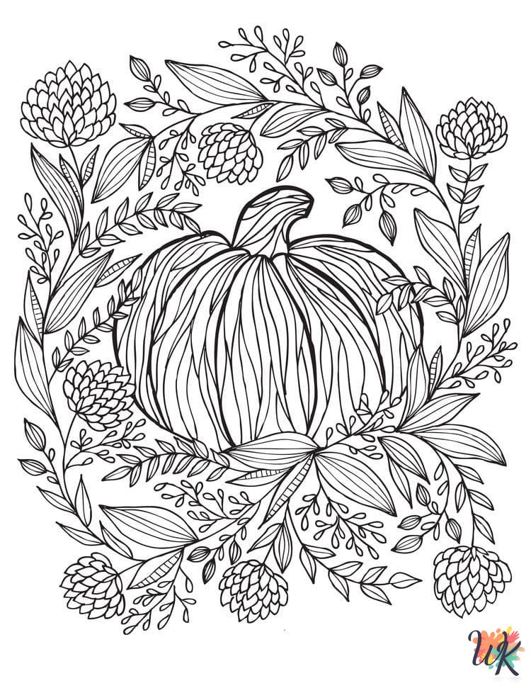 detailed Autumm coloring pages 2