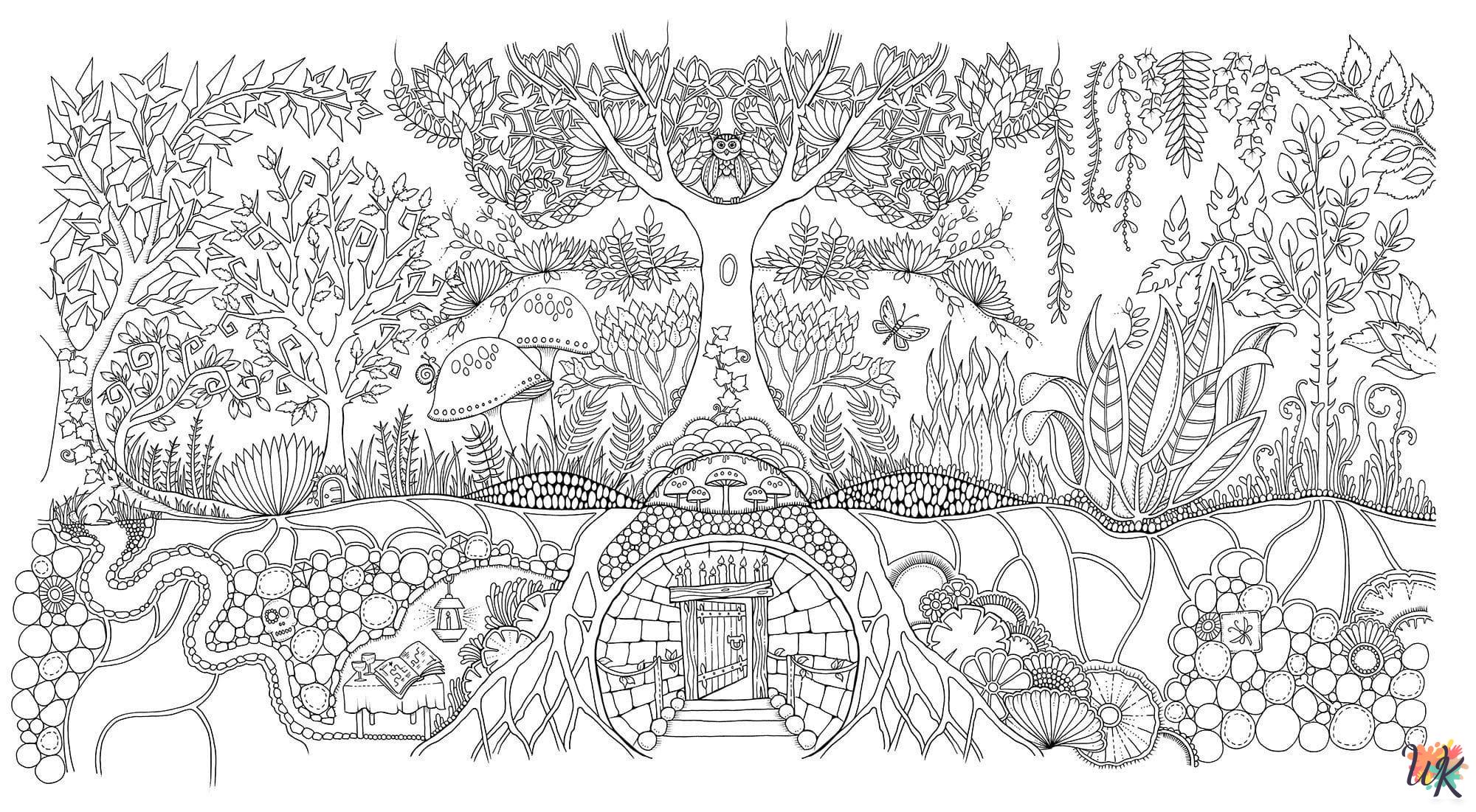 Autumm free coloring pages