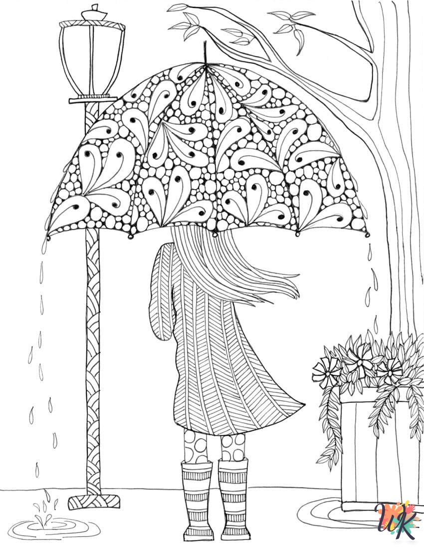 Autumm coloring pages printable free