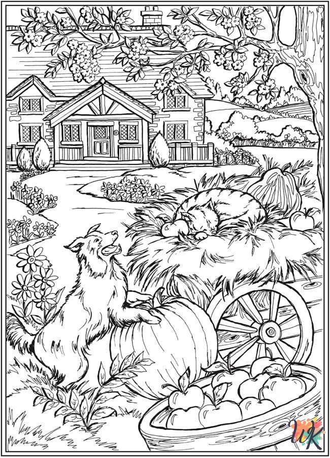 fun Autumm coloring pages