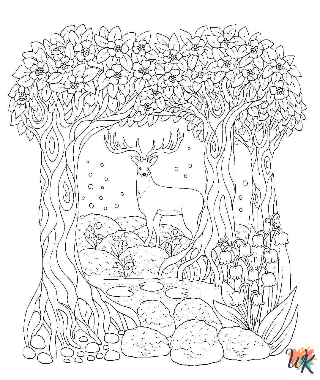 Autumm printable coloring pages