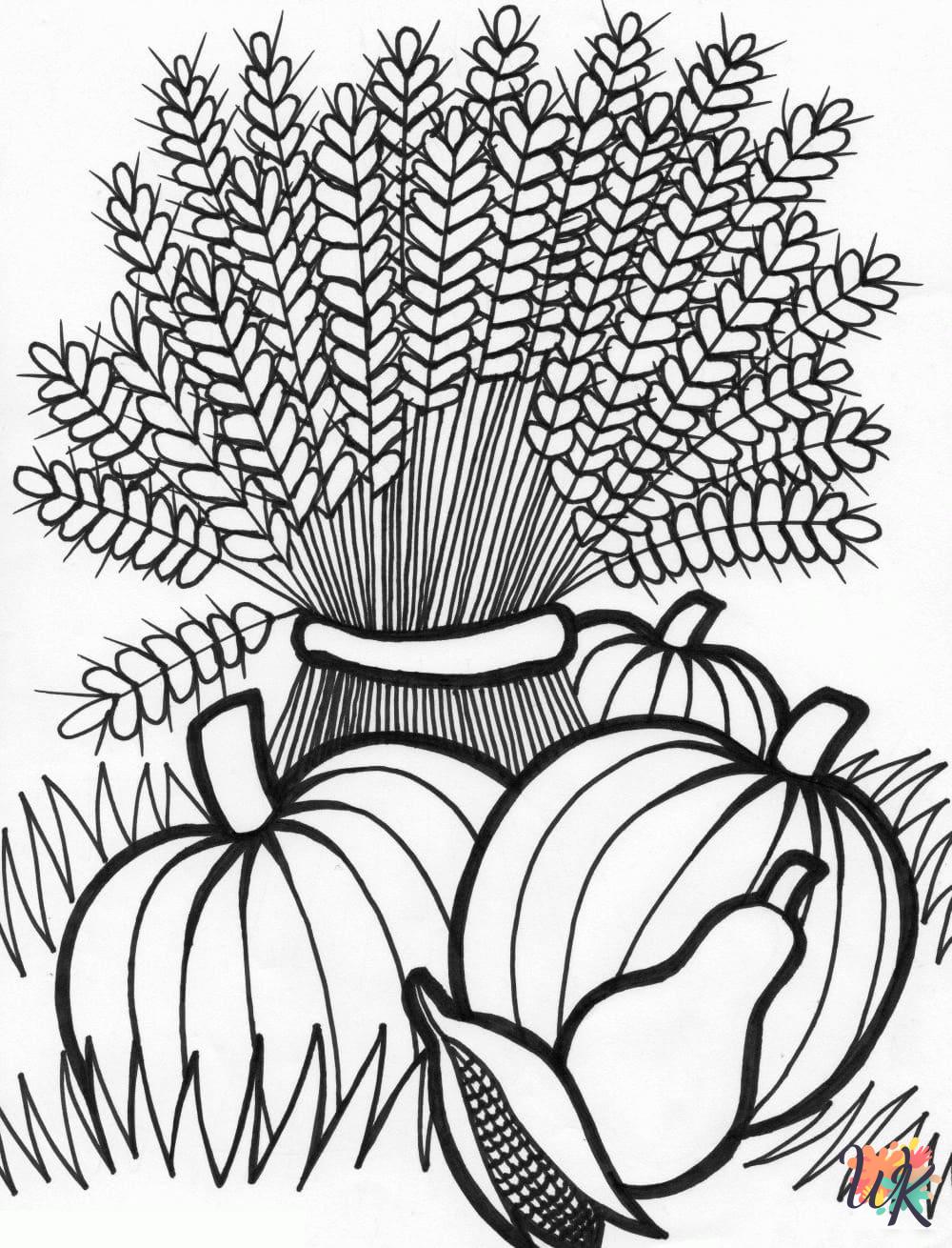free Autumm coloring pages
