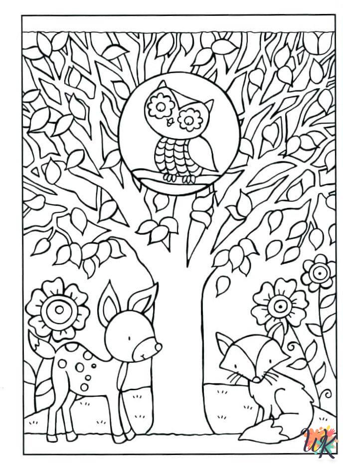 coloring pages printable Autumm