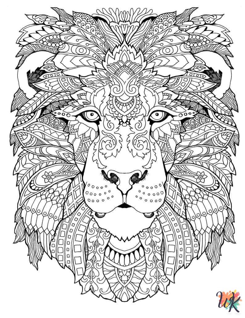 easy Autumm coloring pages