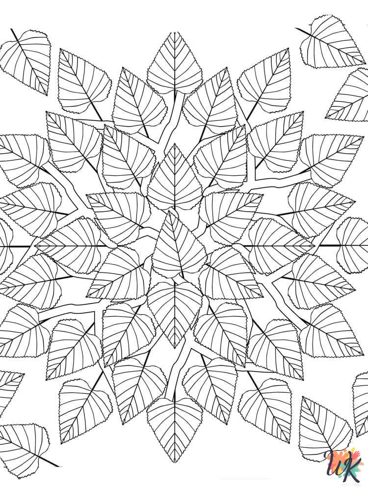 detailed Autumm coloring pages