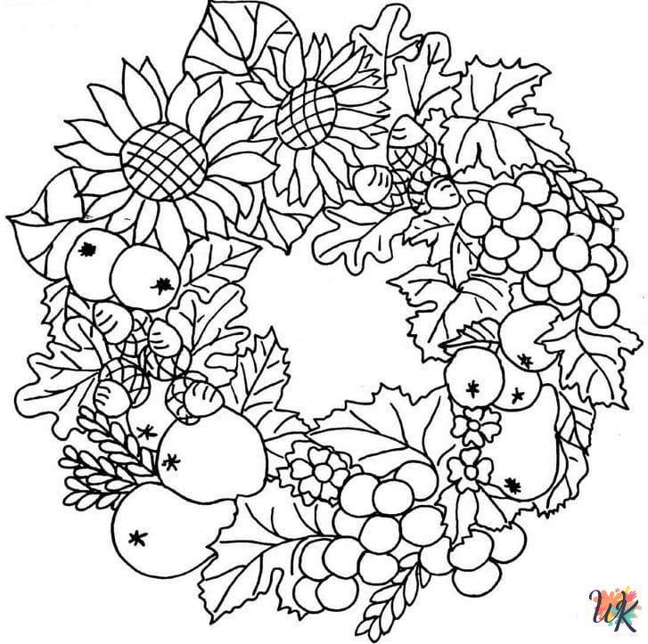 free Autumm coloring pages pdf