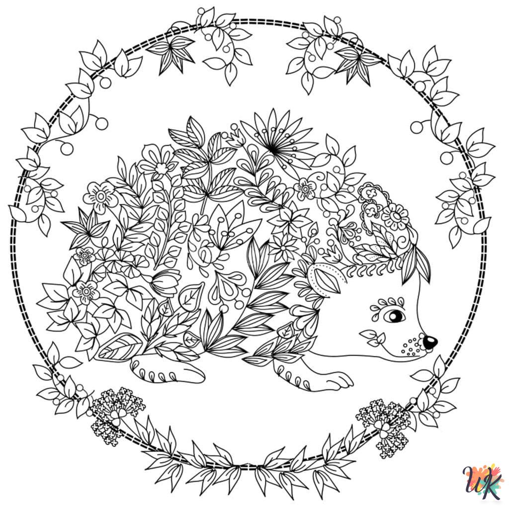 old-fashioned Autumm coloring pages