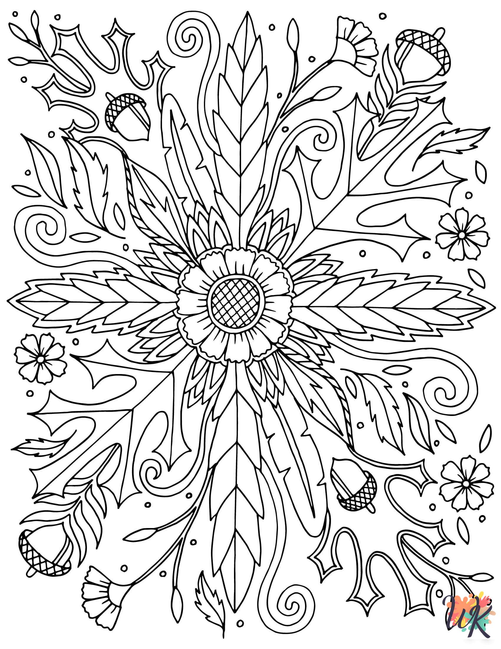 Autumm coloring pages