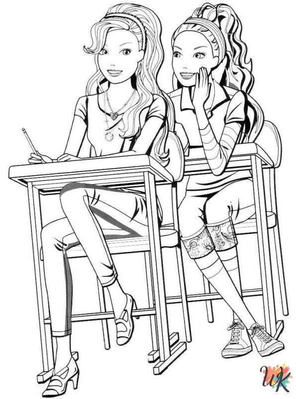 BFF cards coloring pages