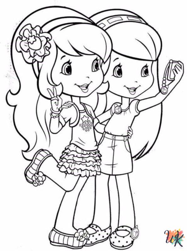 free full size printable BFF coloring pages for adults pdf