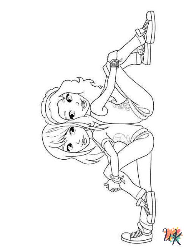 free printable BFF coloring pages