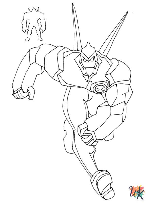 Ben 10 free coloring pages