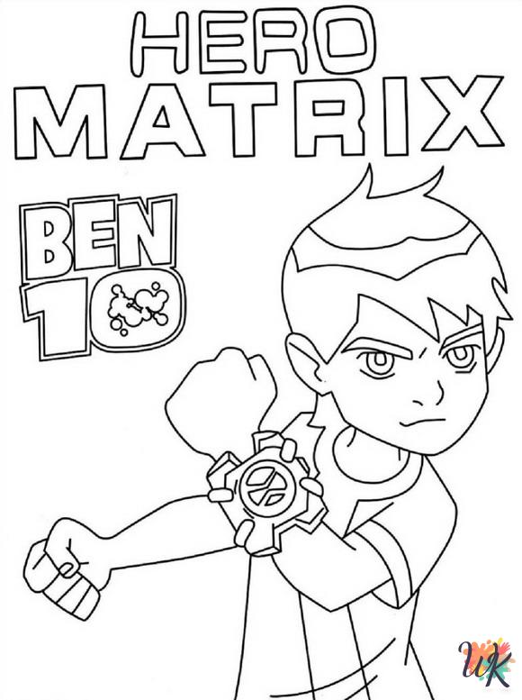coloring pages for Ben 10 2