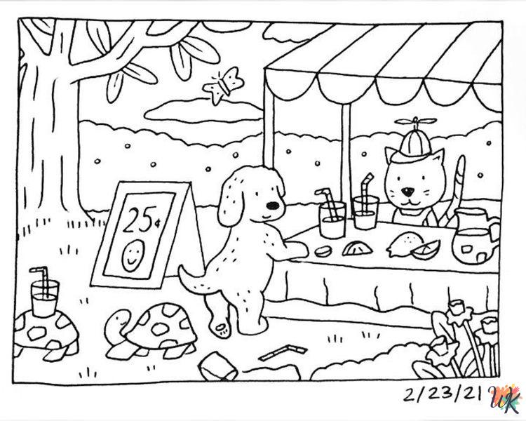 Bobbie Goods themed coloring pages