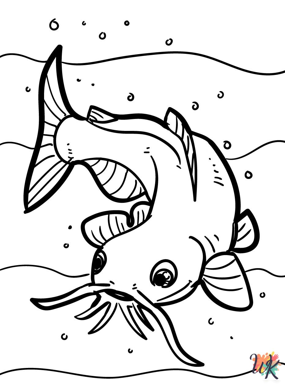 Fish ornaments coloring pages