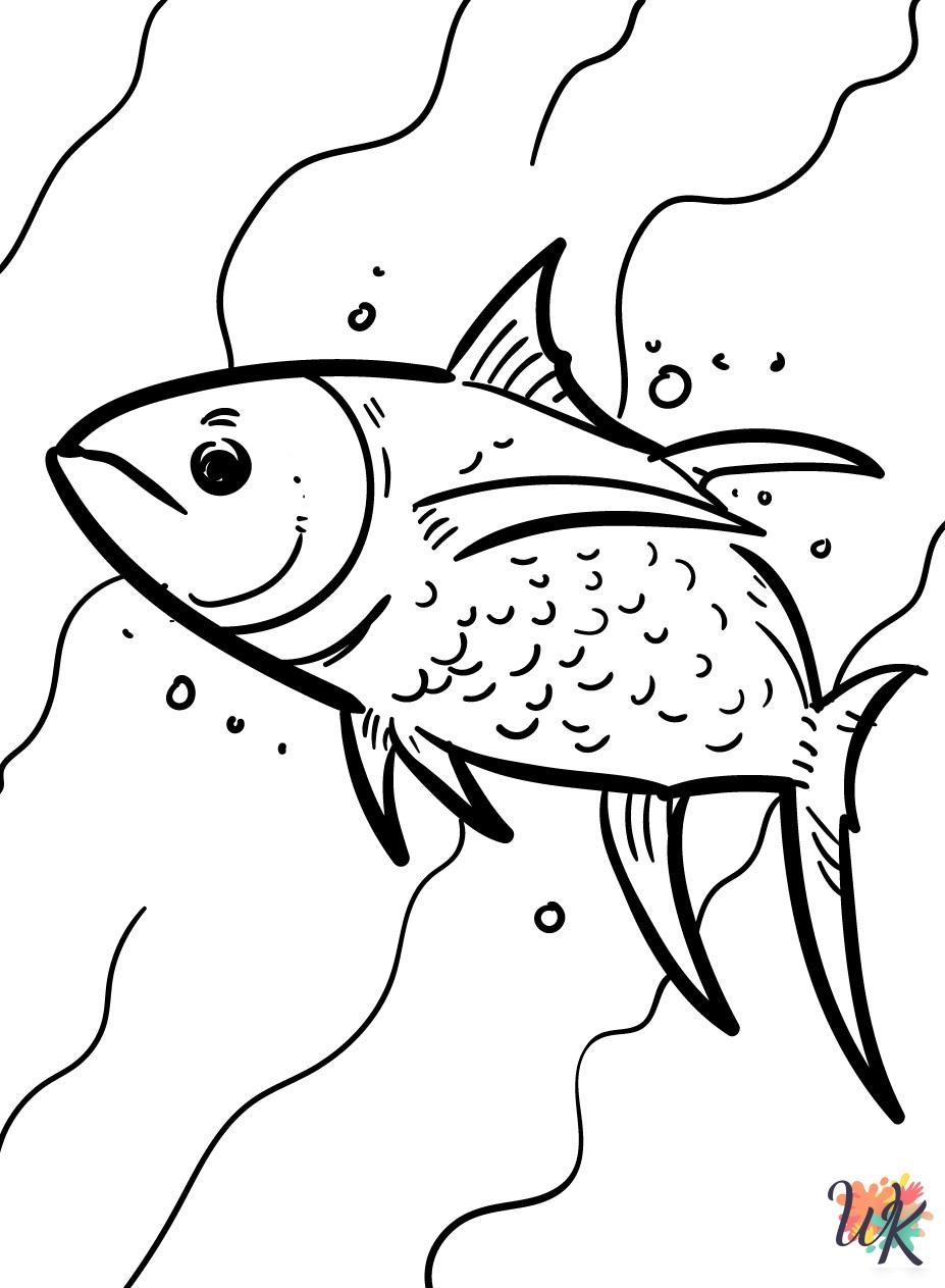 adult coloring pages Fish