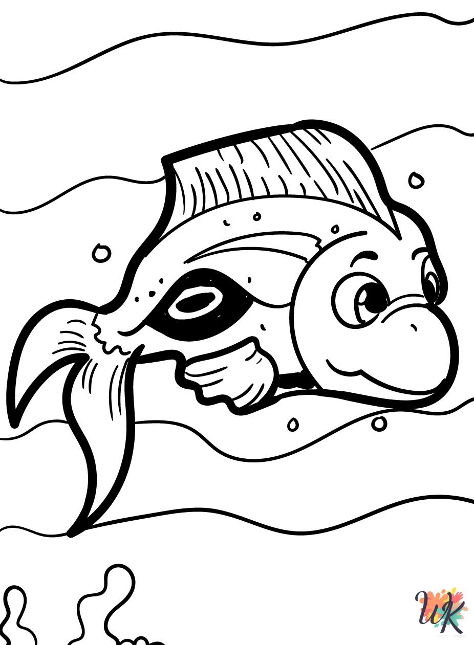 fun Fish coloring pages