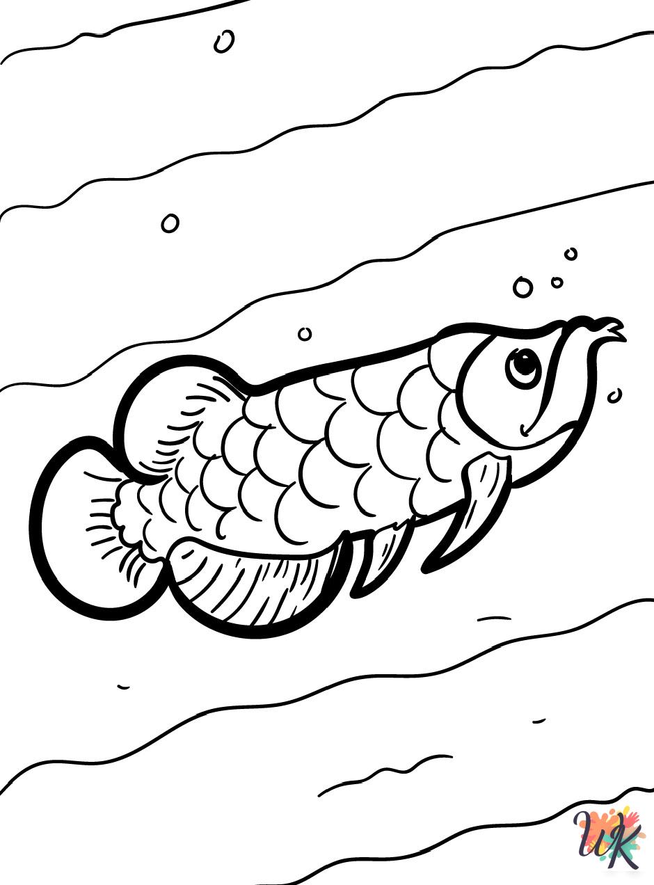 merry Fish coloring pages